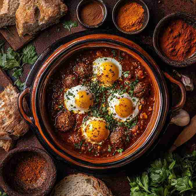 Meatball Recipe with Eggs: A Traditional Moroccan Delight